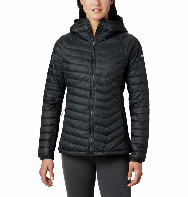 Columbia powder pass hooded hot sale jacket