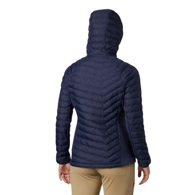 Chaqueta h&iacute;brida con capucha Powder Pass&trade; para mujer Powder Pass&trade; Hooded Jacket | 010 | XS, Nocturnal Ferny Ferns Print, back