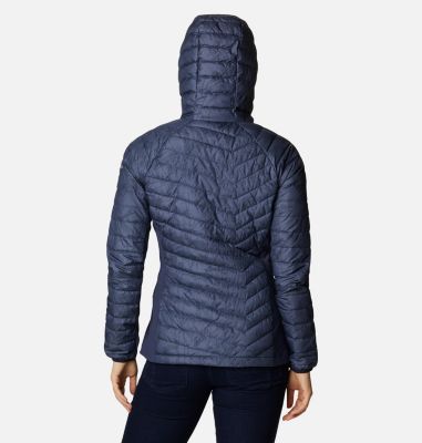 Women's Powder Pass&trade; Hybrid Hooded Jacket Powder Pass&trade; Hooded Jacket | 790 | M, Nocturnal Art Bouquet Print Tonal, back