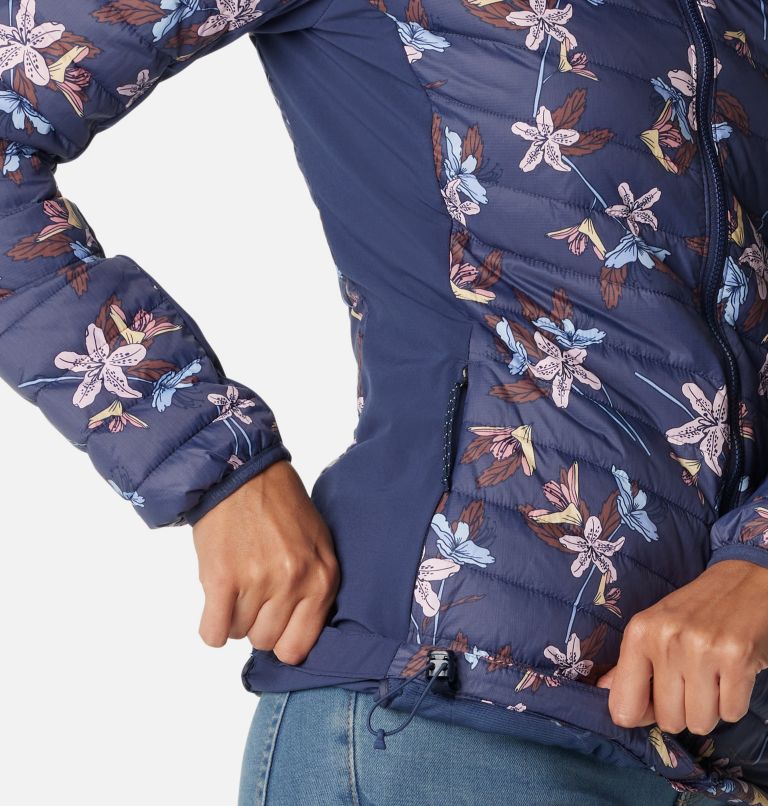 Powder Pass Hooded Jacket, Color: Nocturnal Tiger Lilies Print, image 6