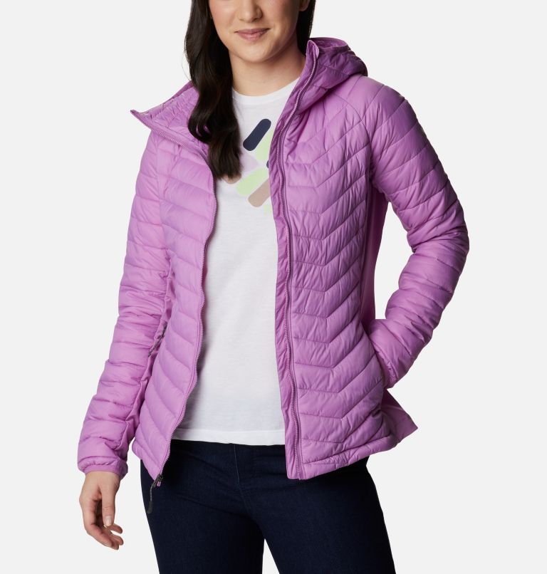 Columbia powder pass hooded jacket clearance womens