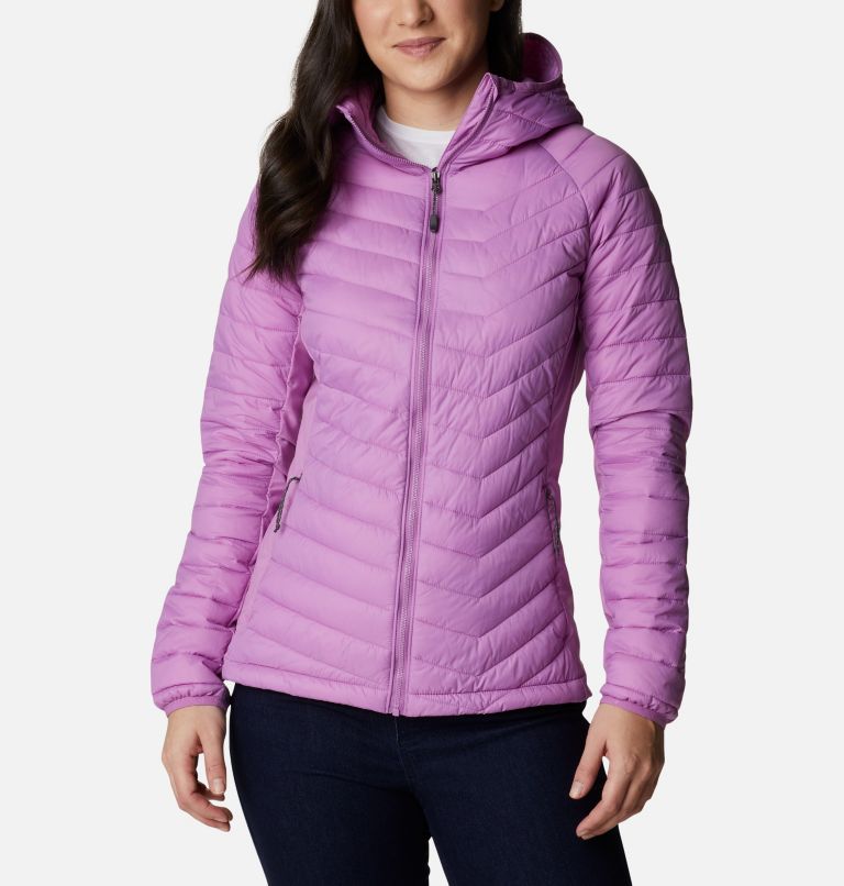 Columbia women's powder on sale pass hooded jacket