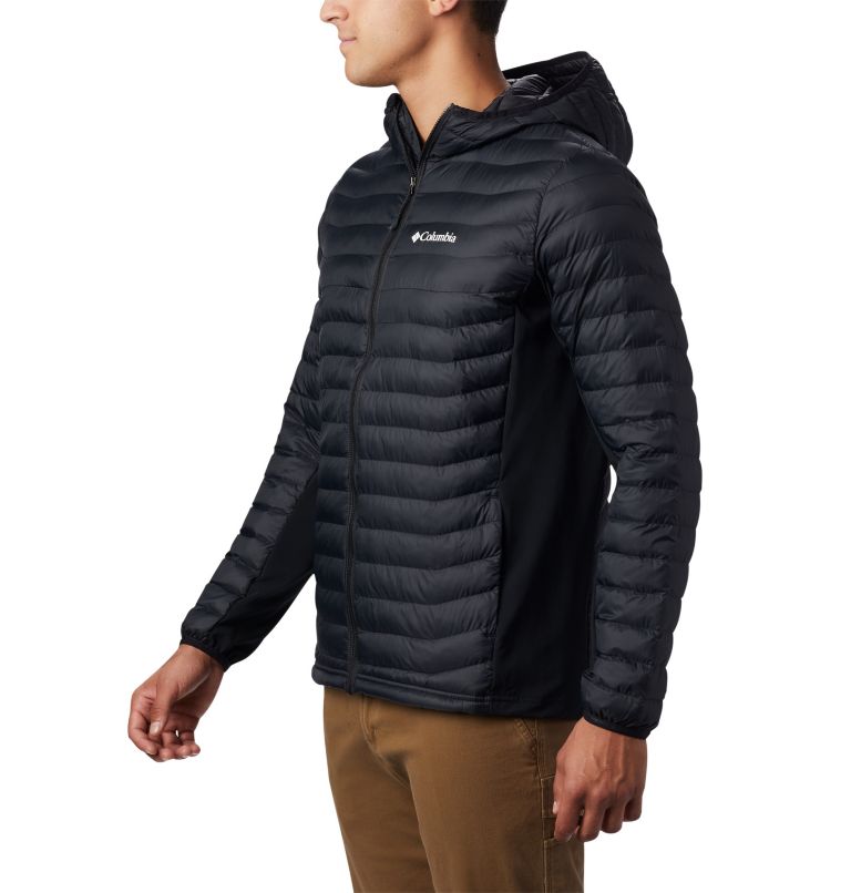 Powder Pass&trade; Hooded Jacket | 011 | XL Giacca con cappuccio Powder Pass&trade; Hybrid da uomo, Black, a1