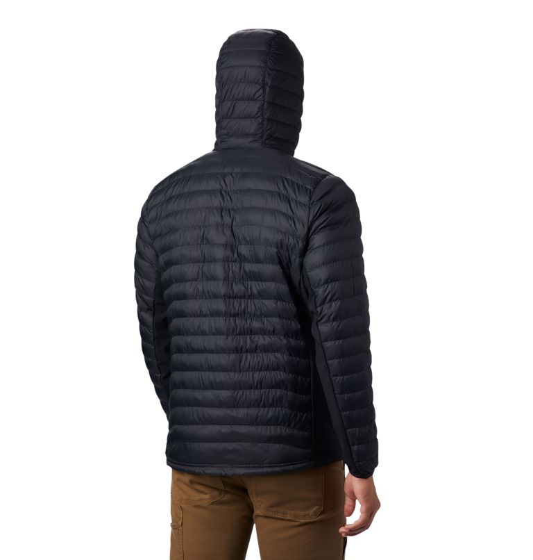 Powder Pass&trade; Hooded Jacket | 011 | XL Giacca con cappuccio Powder Pass&trade; Hybrid da uomo, Black, back