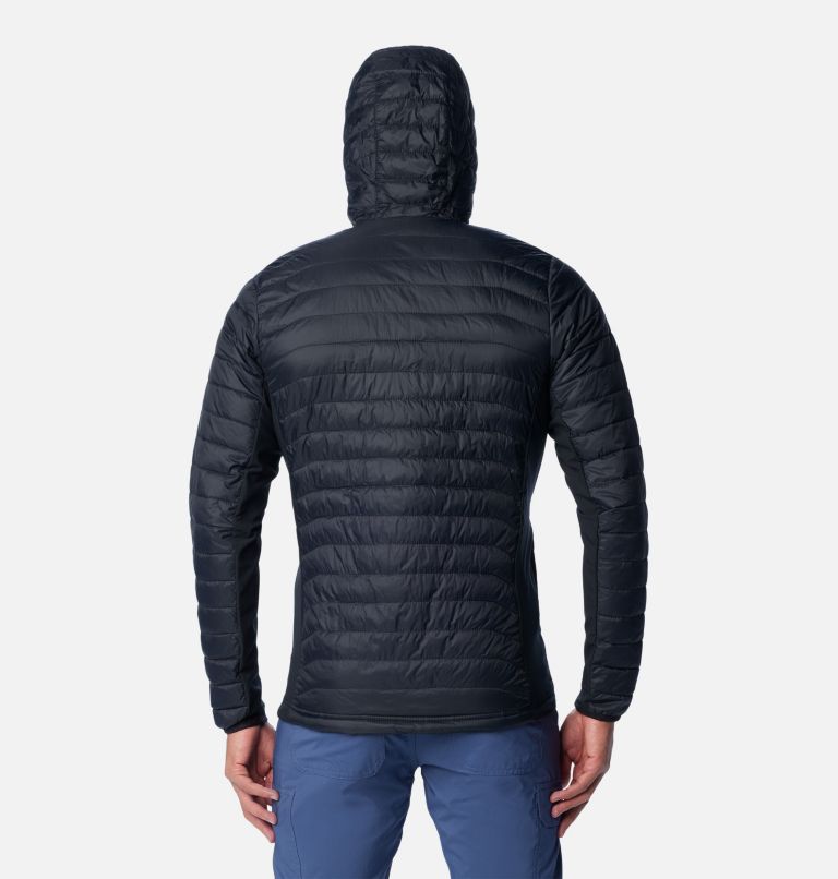 Men's Powder Pass Hybrid Down Jacket, Color: Black, image 2