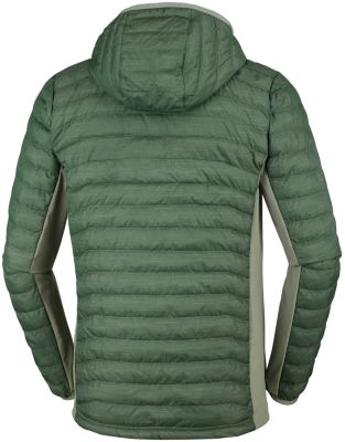 Men's Powder Pass&trade; Hybrid Down Jacket Powder Pass&trade; Hooded Jacket | 019 | XL, Cypress Heather, back