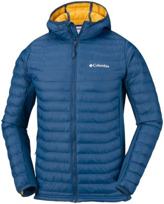Men's Powder Pass&trade; Hybrid Down Jacket Powder Pass&trade; Hooded Jacket | 019 | XL, Carbon, front