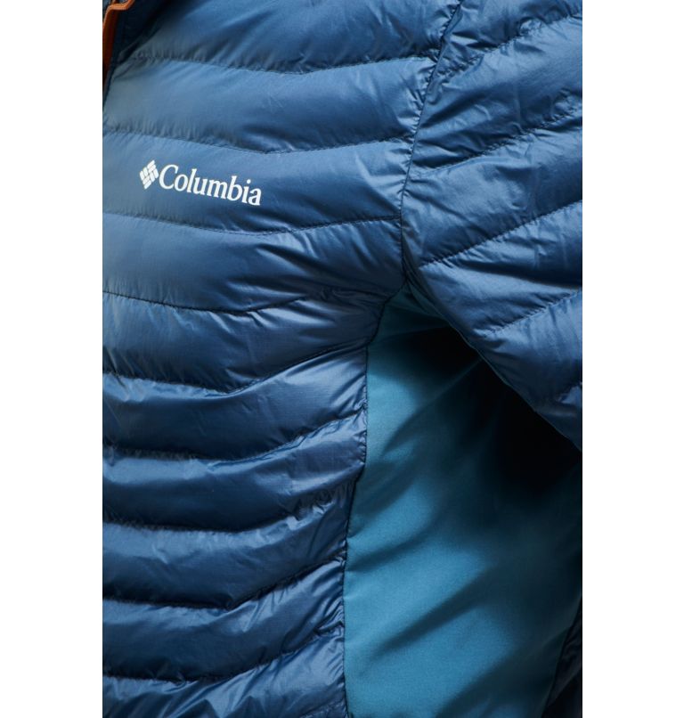 Powder Pass&trade; Hooded Jacket | 478 | M Men's Powder Pass&trade; Hybrid Down Jacket, Dark Mountain, a3