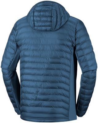 Men's Powder Pass&trade; Hybrid Down Jacket Powder Pass&trade; Hooded Jacket | 019 | XL, Dark Mountain, back