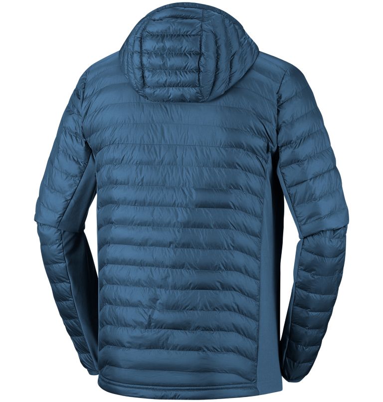 Powder Pass&trade; Hooded Jacket | 478 | M Men's Powder Pass&trade; Hybrid Down Jacket, Dark Mountain, back