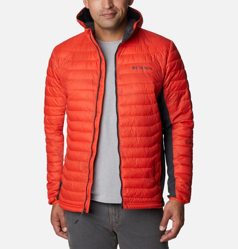 Powder Pass Hooded Jacket | 813 | XXL, Color: Red Quartz, Shark, image 7