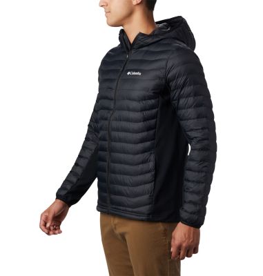 columbia men's powder pass hooded jacket