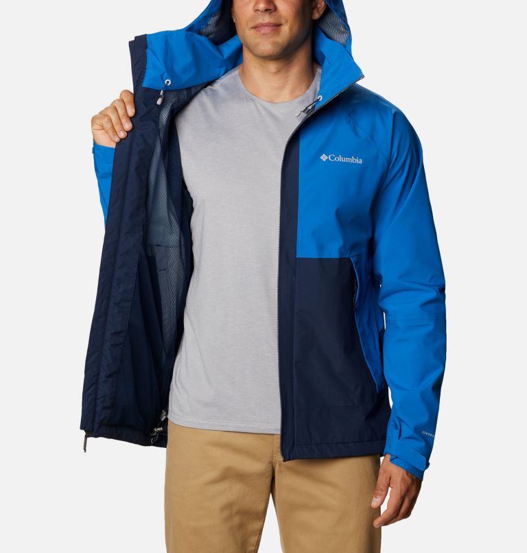 Thumbnail: Men's Evolution Valley Jacket, Color: Bright Indigo, Collegiate Navy, image 5