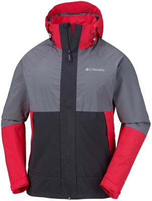 Men's Evolution Valley&trade; Jacket Evolution Valley&trade; Jacket | 010 | L, Mountain Red, Black, Graphite, front