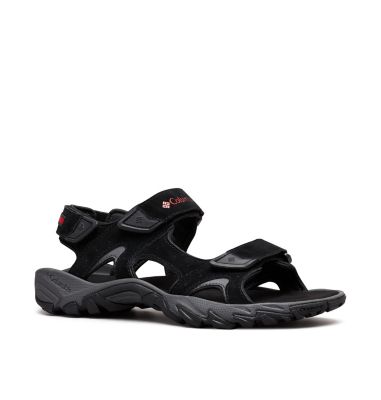 black 3 strap sandal