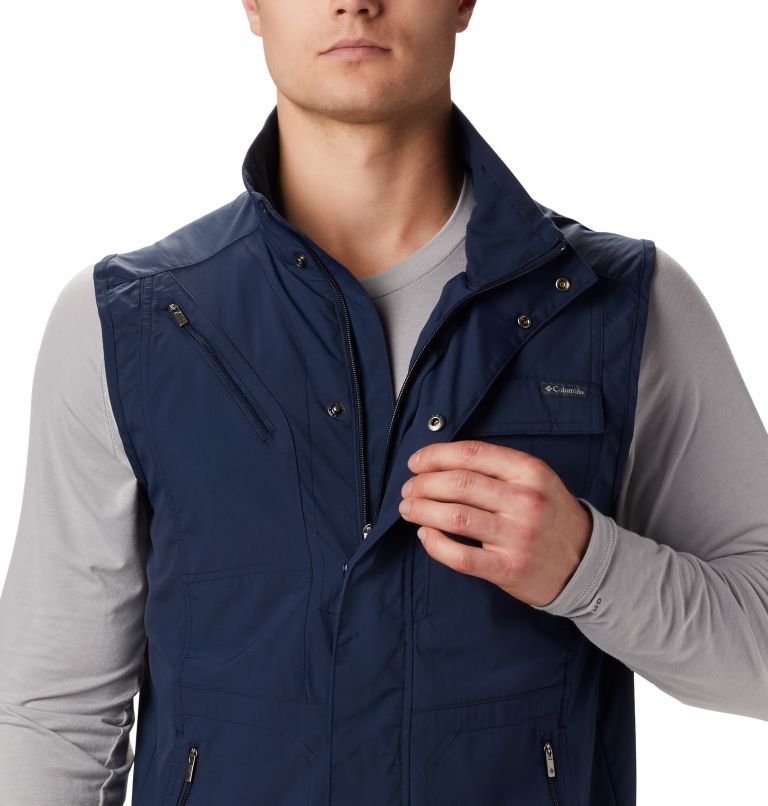 Silver Ridge II Vest | 464 | L, Color: Collegiate Navy, image 3
