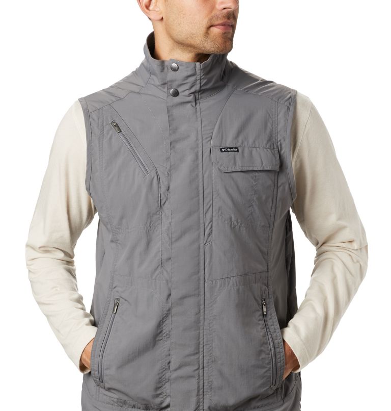 Men's Silver Ridge II Vest, Color: City Grey, image 3