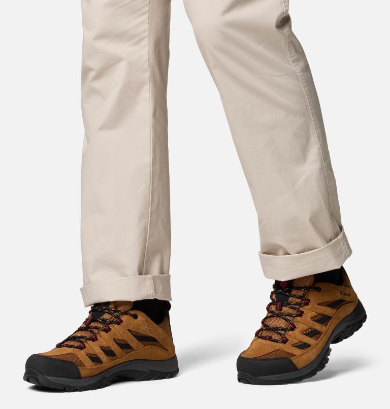 Men's Crestwood Walking Shoe, Color: Camel Brown, Mountain Red, image 10
