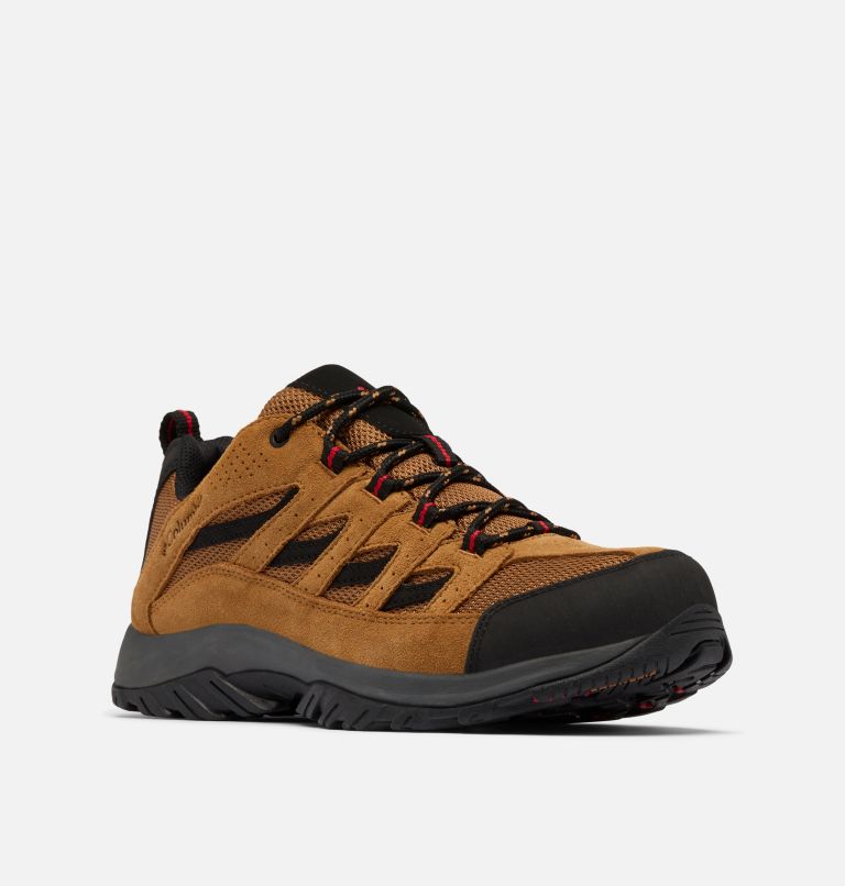 Men's Crestwood Walking Shoe, Color: Camel Brown, Mountain Red, image 2