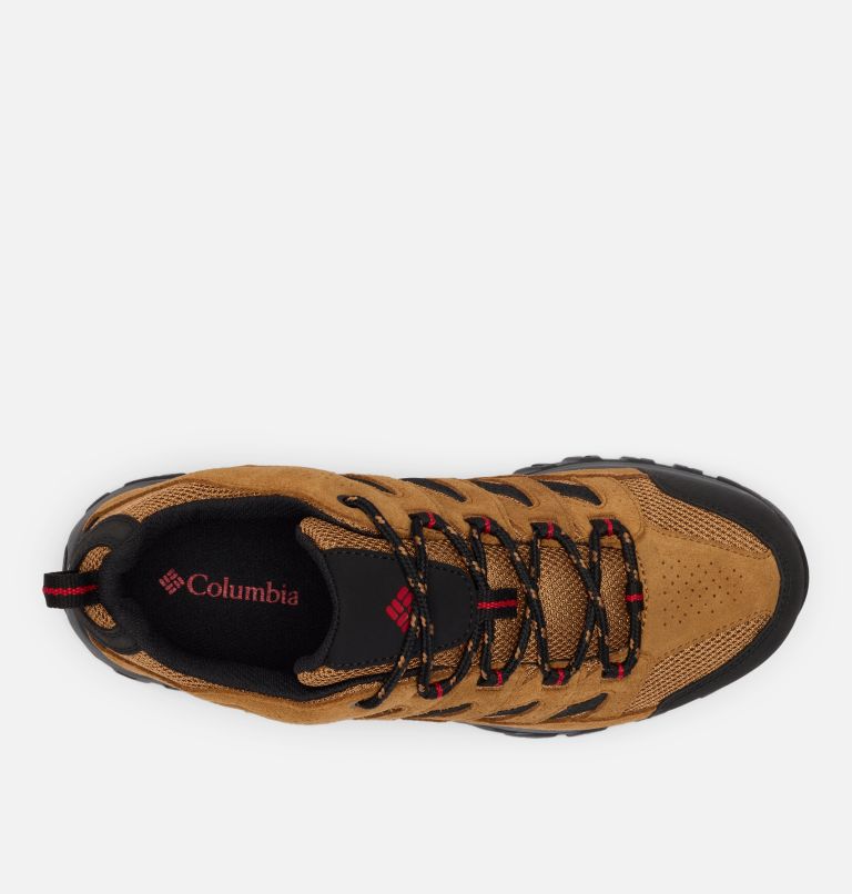 Men's Crestwood Walking Shoe, Color: Camel Brown, Mountain Red, image 3