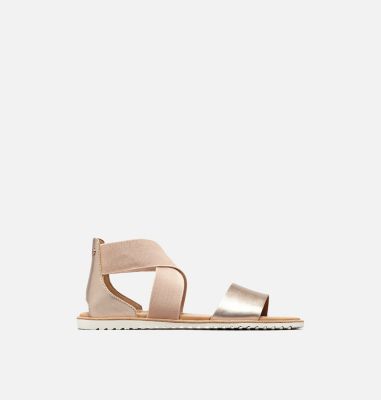 sorel rose gold sandals