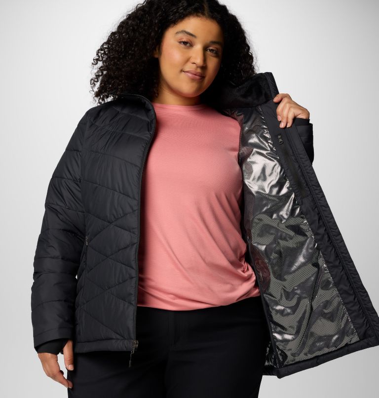 Columbia omni heat jacket plus size on sale