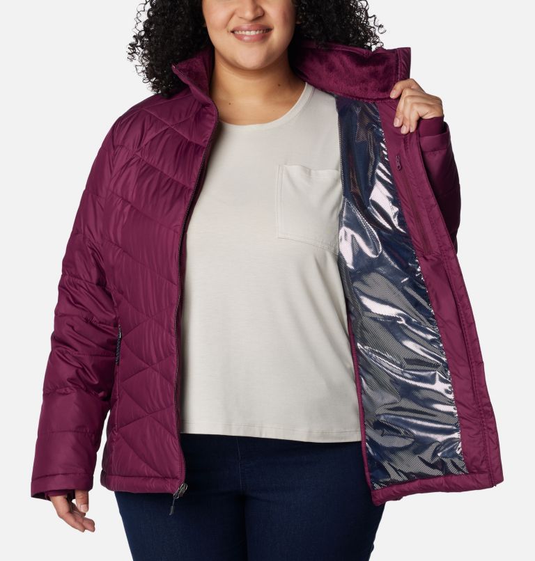 Thumbnail: Women’s Heavenly Jacket - Plus Size, Color: Marionberry, image 5