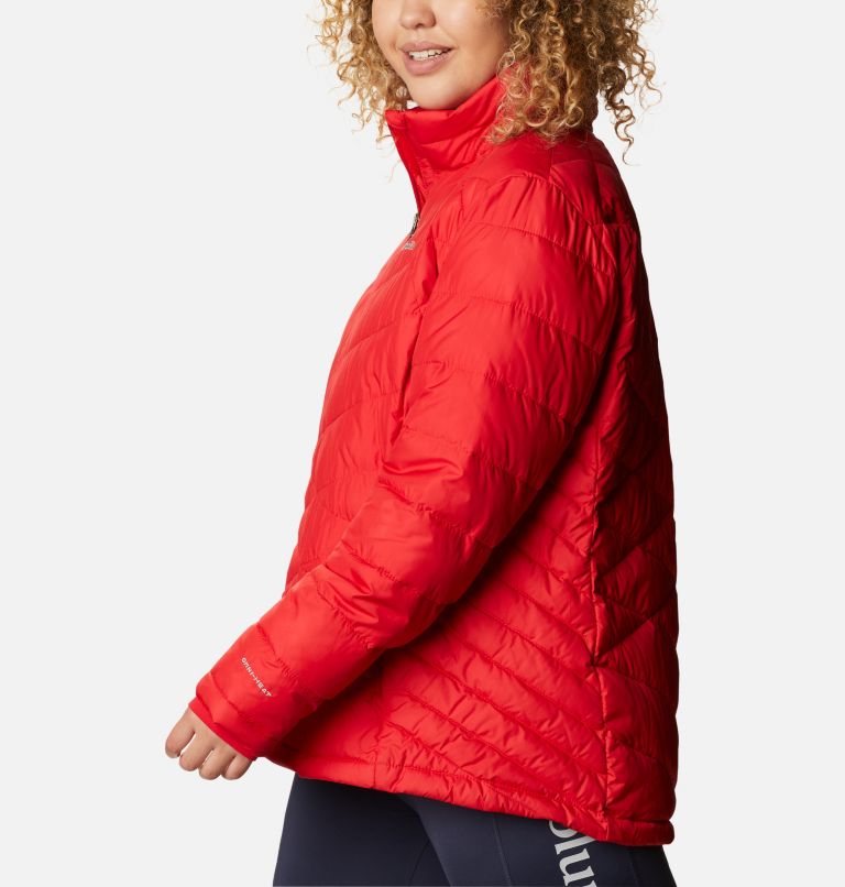 Manteau Heavenly pour femme - grandes tailles, Color: Red Lily, image 3