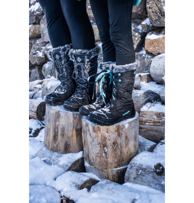 Thumbnail: Youth Minx Mid III Waterproof Omni-Heat Boot, Color: Black, Iceberg, image 10