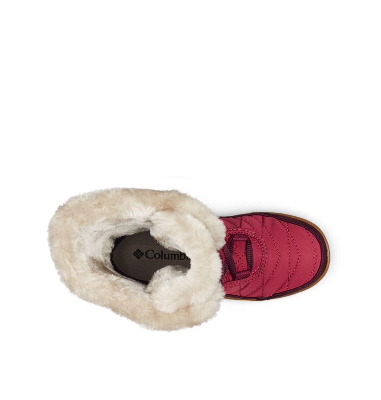 Youth Minx Mid III WP Omni-Heat Snow Boots, Color: Wine Berry, Black Cherry, image 3