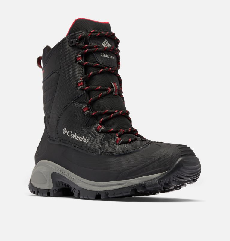 Columbia Bugaboot III Boot Men s Black Bright Red 12