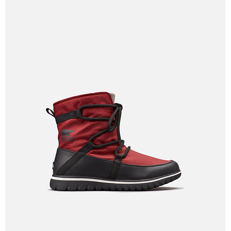 Columbia Womens 6 7 Cozy Explorer Boot Waterproof Sneaker Style Winter Snow Red