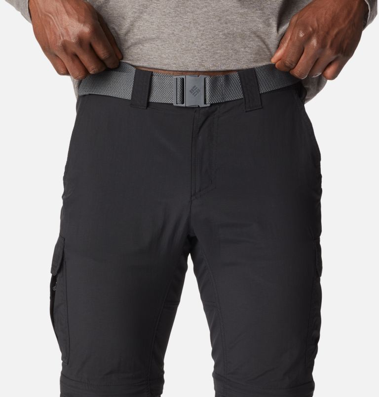Men's Silver Ridge II Convertible Trousers, Color: Black, image 6