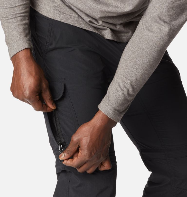 Men's Silver Ridge II Convertible Trousers, Color: Black, image 7