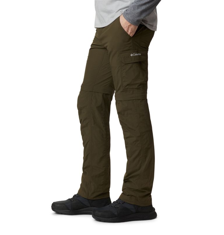 Men's Silver Ridge II Convertible Trousers, Color: Olive Green, image 3