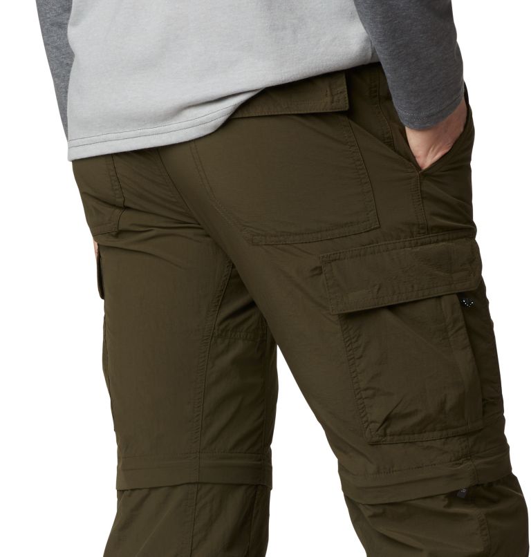 Men's Silver Ridge II Convertible Trousers, Color: Olive Green, image 5