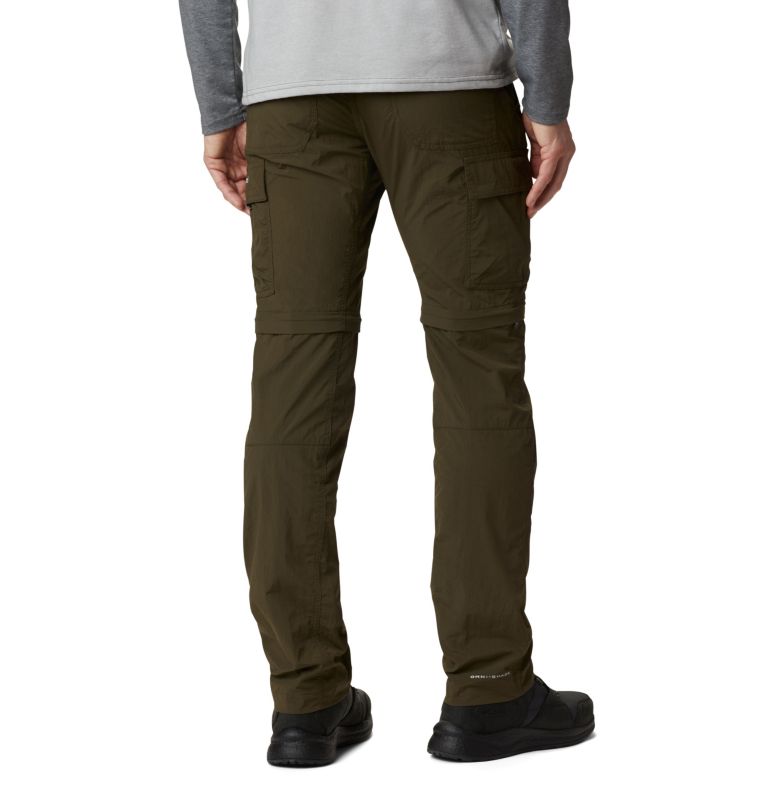 Men's Silver Ridge II Convertible Trousers, Color: Olive Green, image 2