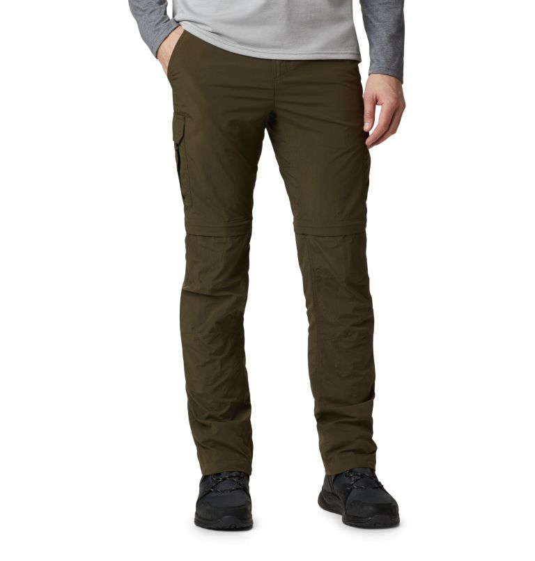 Thumbnail: Men's Silver Ridge II Convertible Trousers, Color: Olive Green, image 1