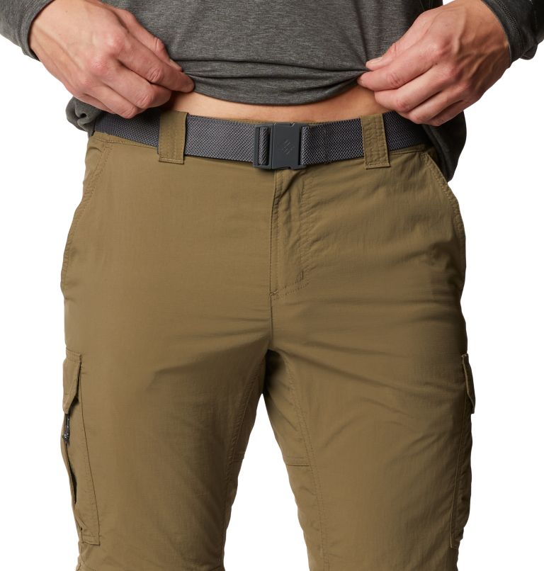 Thumbnail: Men's Silver Ridge II Convertible Trousers, Color: Stone Green, image 4