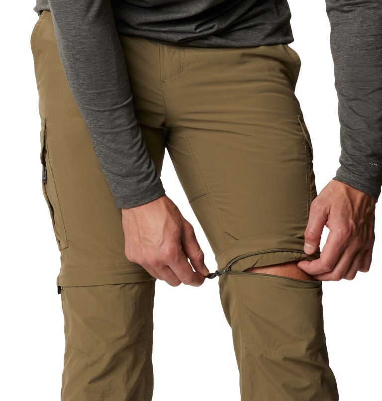 Thumbnail: Men's Silver Ridge II Convertible Trousers, Color: Stone Green, image 6