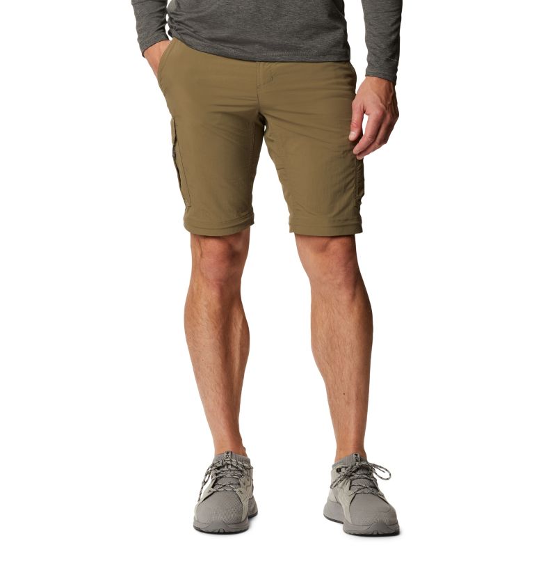 Men's Silver Ridge II Convertible Trousers, Color: Stone Green
