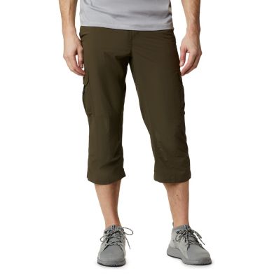 Pantaloni capri Silver Ridge&trade; II da uomo Silver Ridge&trade; II Capri | 160 | 28, Olive Green, front