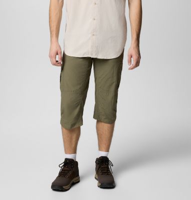 Pantalón capri Silver Ridge II para hombre, Color: Stone Green, image 1