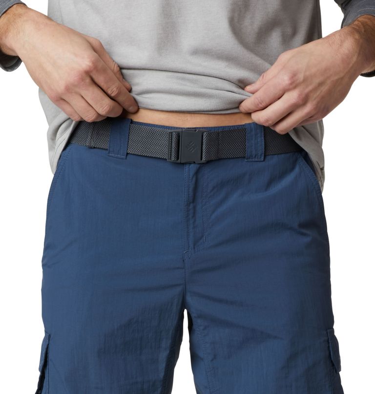 Cargo shorts sales with belt