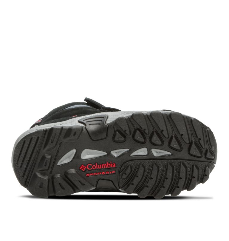 Thumbnail: Kids' Parkers Peak  Velcro Boots, Color: Graphite, Bright Red, image 4