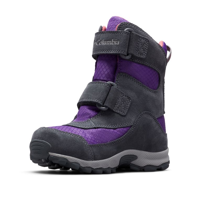 Thumbnail: Kids' Parkers Peak  Velcro Boots, Color: Emperor, Wild Salmon, image 6