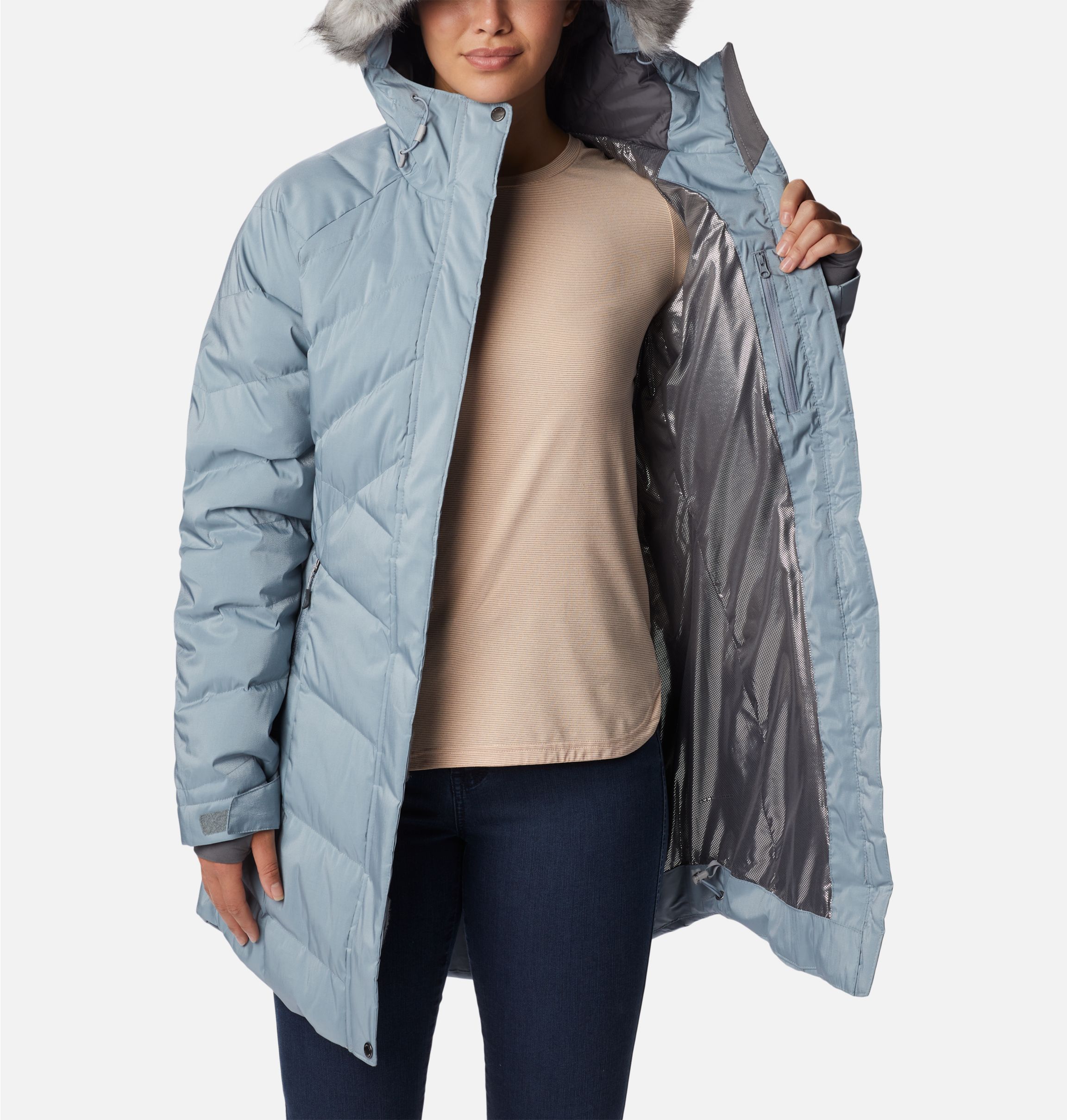 Columbia lady d down cheap jacket