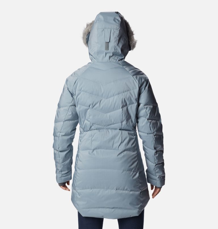 Women’s Lay D Down II Mid Jacket, Color: Tradewinds Grey Sheen, image 2