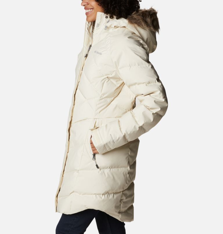 Women’s Lay D Down II Mid Jacket, Color: Chalk Sheen, image 3