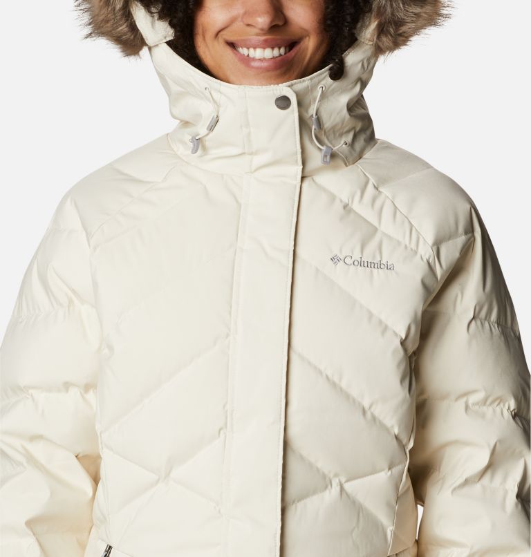 Women’s Lay D Down II Mid Jacket, Color: Chalk Sheen, image 4